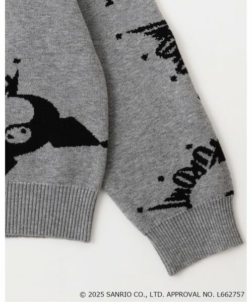 pom ponette junior / ポンポネット ジュニア ニット・セーター | 【130cmあり】【マイメロディ/クロミ】総柄ジャカードプルオーバー&レース襟セット | 詳細7
