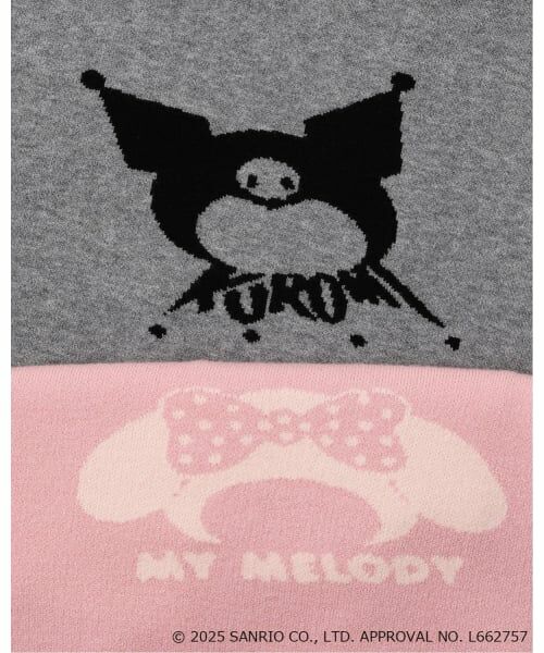 pom ponette junior / ポンポネット ジュニア ニット・セーター | 【130cmあり】【マイメロディ/クロミ】総柄ジャカードプルオーバー&レース襟セット | 詳細9