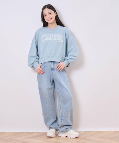 pom ponette junior / ポンポネット ジュニア Tシャツ | 【接触冷感】レースワッペンプル×チュールTシャツ | 詳細18