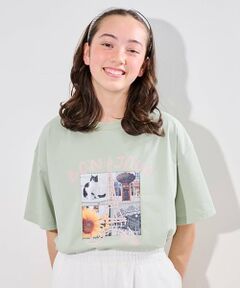 pom ponette junior / ポンポネット ジュニア Tシャツ | 【接触冷感】グラフィックアソート転写Tシャツ