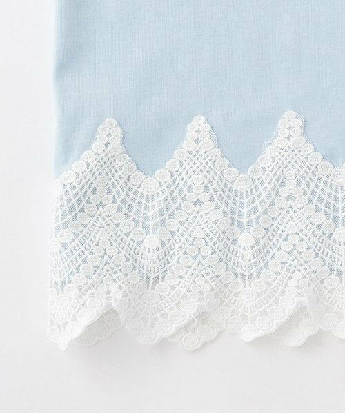 pom ponette junior / ポンポネット ジュニア Tシャツ | 【接触冷感】レース使いTシャツ | 詳細6