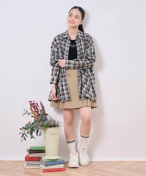 pom ponette junior / ポンポネット ジュニア キャミソール・チューブトップ | 【接触冷感】【抗菌】カップつきタンクトップ | 詳細21