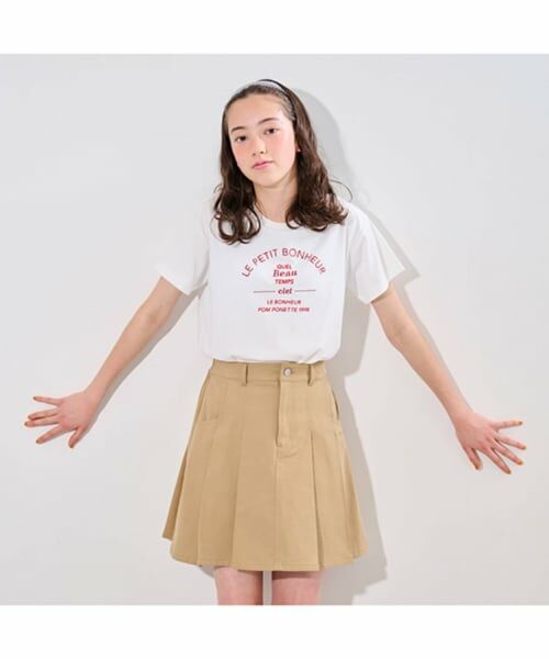 pom ponette junior / ポンポネット ジュニア Tシャツ | 【接触冷感】【抗菌】カップつきロゴTシャツ | 詳細17