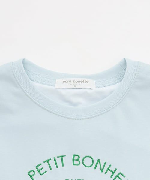 pom ponette junior / ポンポネット ジュニア Tシャツ | 【接触冷感】【抗菌】カップつきロゴTシャツ | 詳細2