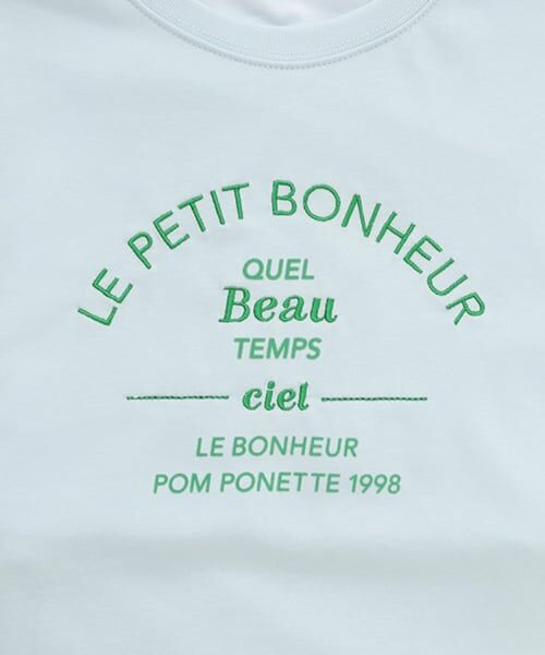 pom ponette junior / ポンポネット ジュニア Tシャツ | 【接触冷感】【抗菌】カップつきロゴTシャツ | 詳細3