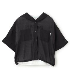 pom ponette junior / ポンポネット ジュニア パーカー | 【接触冷感】シアーシャツパーカセット