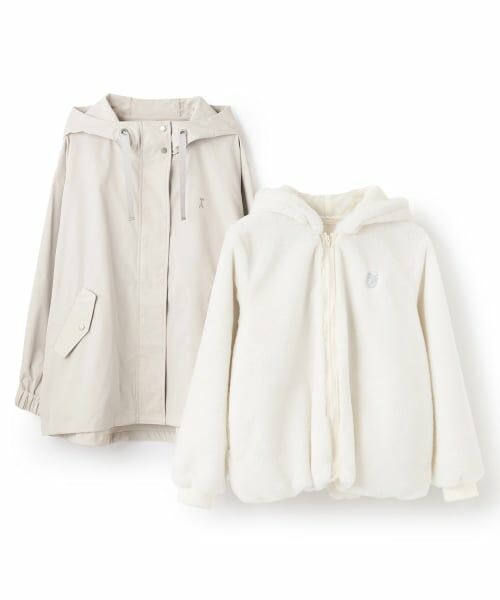 pom ponette junior / ポンポネット ジュニア ブルゾン | 【はっ水】3WAYマウンテンパーカ | 詳細2