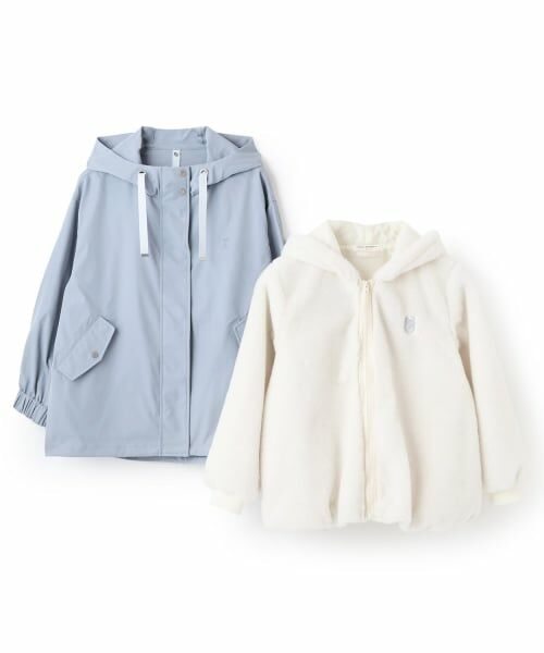 pom ponette junior / ポンポネット ジュニア ブルゾン | 【はっ水】3WAYマウンテンパーカ | 詳細3