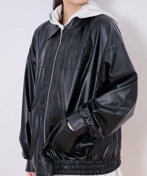 pom ponette junior / ポンポネット ジュニア ブルゾン | 【家庭洗濯可】合皮ブルゾン | 詳細10