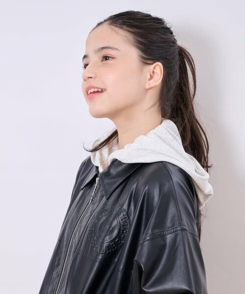pom ponette junior / ポンポネット ジュニア ブルゾン | 【家庭洗濯可】合皮ブルゾン | 詳細11