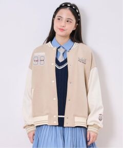 pom ponette junior / ポンポネット ジュニア ブルゾン | 【裏起毛】ダンボールカットスタジャン