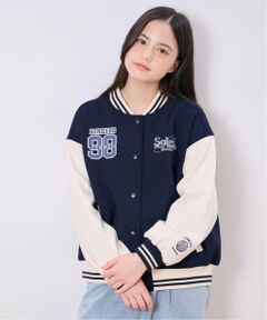 pom ponette junior / ポンポネット ジュニア ブルゾン | 【裏起毛】ダンボールカットスタジャン