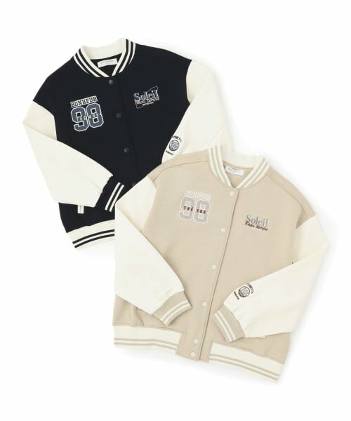 pom ponette junior / ポンポネット ジュニア ブルゾン | 【裏起毛】ダンボールカットスタジャン | 詳細11