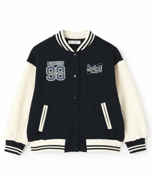 pom ponette junior / ポンポネット ジュニア ブルゾン | 【裏起毛】ダンボールカットスタジャン | 詳細9