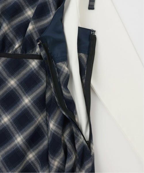 pom ponette junior / ポンポネット ジュニア ミニ丈・ひざ丈ワンピース | 【インナーセット】チェックキャミワンピース | 詳細6