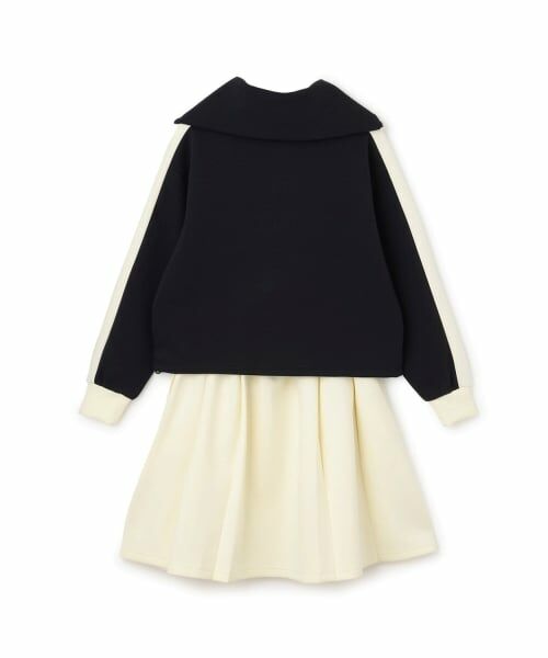 pom ponette junior / ポンポネット ジュニア スウェット | セーラーハーフジップ×スカートセットアップ | 詳細3