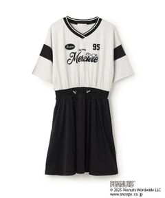 pom ponette junior / ポンポネット ジュニア ミニ丈・ひざ丈ワンピース | 【PEANUTS】【接触冷感】ドッキングカットワンピース