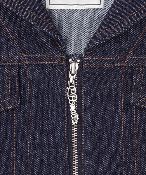 pom ponette junior / ポンポネット ジュニア ブルゾン | ラメデニムジャケット | 詳細3