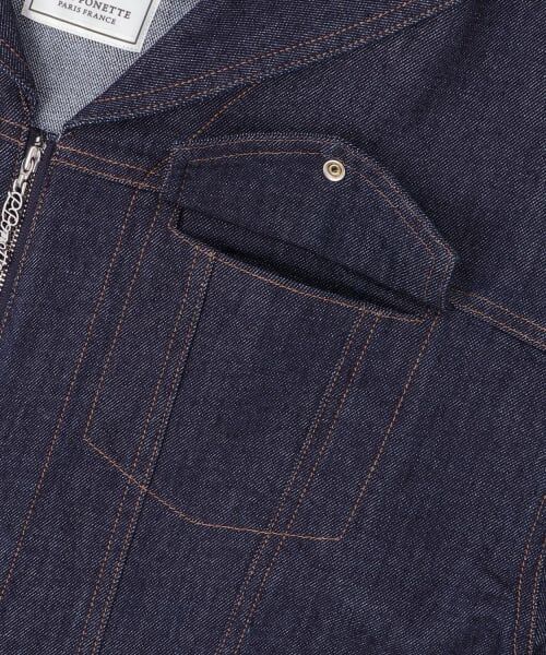 pom ponette junior / ポンポネット ジュニア ブルゾン | ラメデニムジャケット | 詳細4