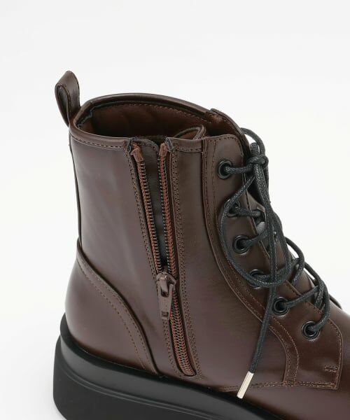 pom ponette junior / ポンポネット ジュニア ブーツ（ショート丈） | 【軽量ソール】厚底レースアップブーツ | 詳細4