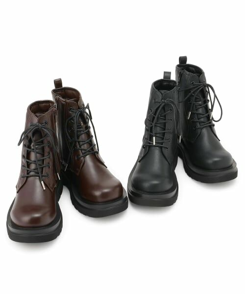 pom ponette junior / ポンポネット ジュニア ブーツ（ショート丈） | 【軽量ソール】厚底レースアップブーツ | 詳細7