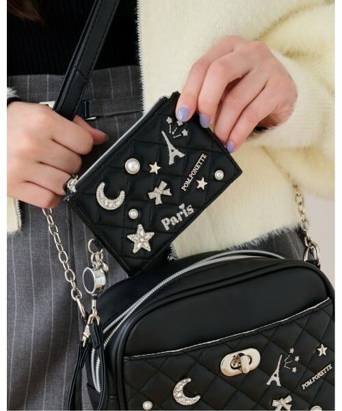 pom ponette junior / ポンポネット ジュニア カードケース・名刺入れ・定期入れ | ビジューマルチパスケース | 詳細10