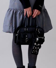 pom ponette junior / ポンポネット ジュニア ボストンバッグ | 配色ボストンバッグ