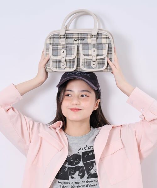 pom ponette junior / ポンポネット ジュニア ボストンバッグ | 配色ボストンバッグ | 詳細17