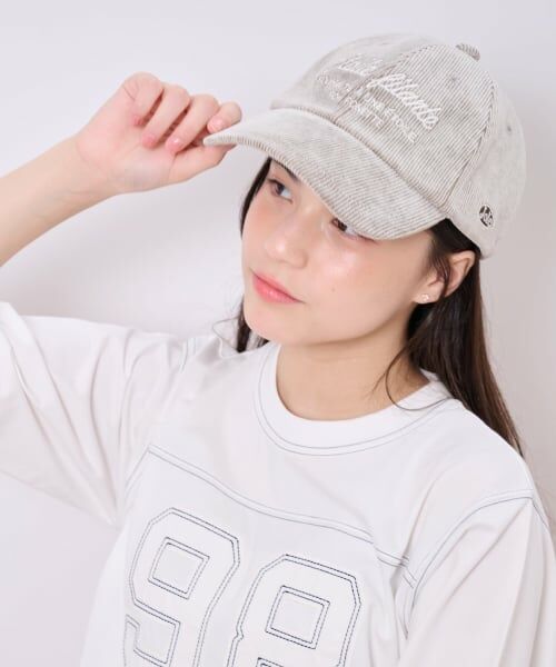 pom ponette junior / ポンポネット ジュニア キャップ | コーデュロイロゴ刺しゅうキャップ | 詳細12
