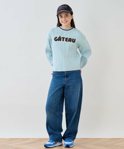 pom ponette junior / ポンポネット ジュニア キャップ | コーデュロイロゴ刺しゅうキャップ | 詳細25