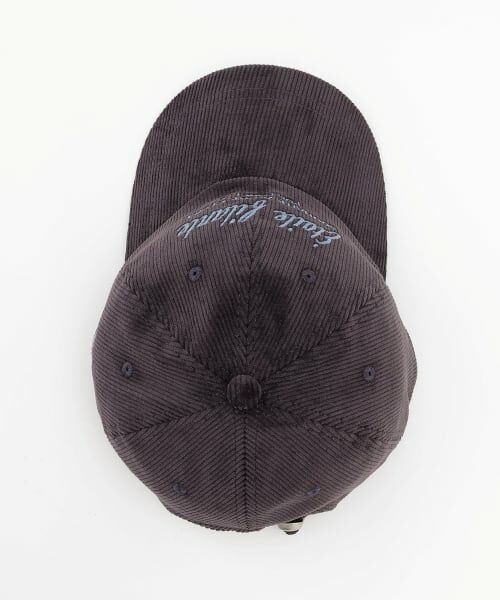 pom ponette junior / ポンポネット ジュニア キャップ | コーデュロイロゴ刺しゅうキャップ | 詳細5
