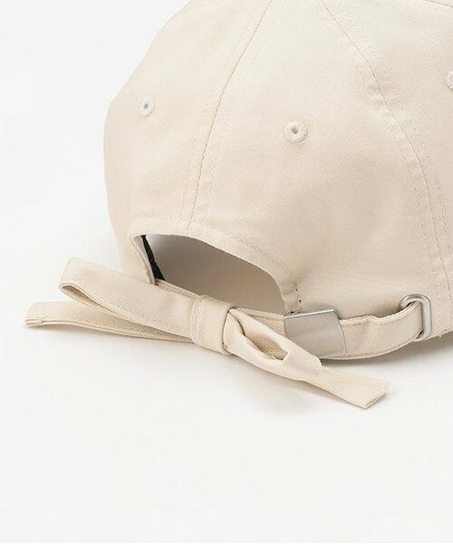 pom ponette junior / ポンポネット ジュニア キャップ | 【接触冷感/UVカット】リボン刺しゅうCAP | 詳細4