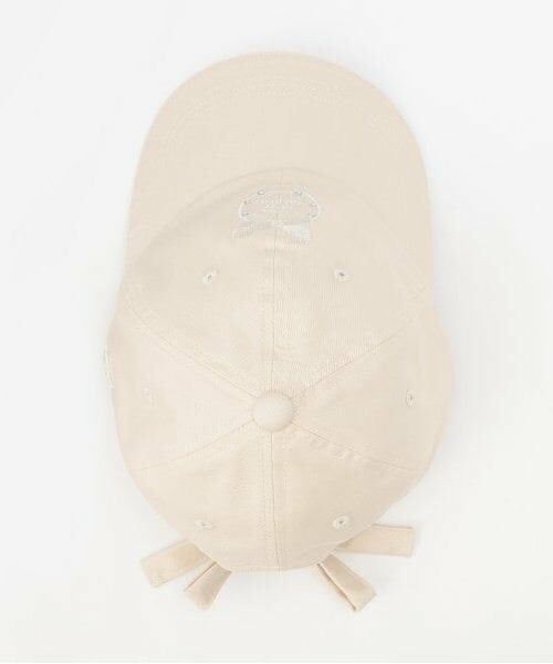 pom ponette junior / ポンポネット ジュニア キャップ | 【接触冷感/UVカット】リボン刺しゅうCAP | 詳細5