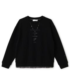 pom ponette junior / ポンポネット ジュニア Tシャツ | ネックレスロゴトップス