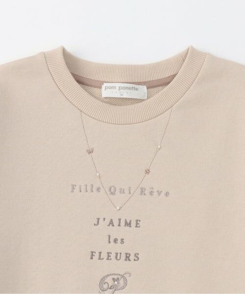pom ponette junior / ポンポネット ジュニア Tシャツ | ネックレスロゴトップス | 詳細2