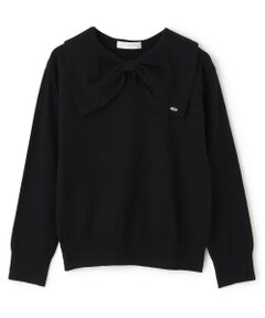pom ponette junior / ポンポネット ジュニア ニット・セーター | リボン衿ニット