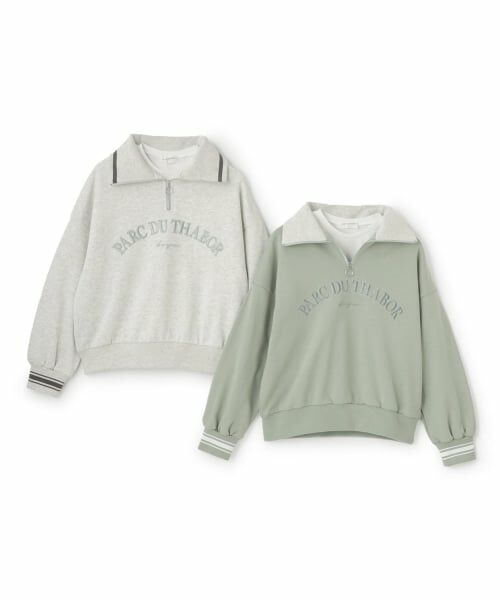 pom ponette junior / ポンポネット ジュニア スウェット | ハーフZIP+ロンTセット | 詳細13