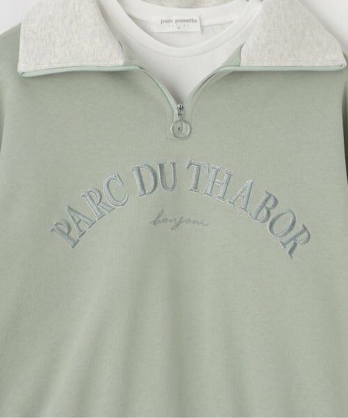 pom ponette junior / ポンポネット ジュニア スウェット | ハーフZIP+ロンTセット | 詳細5