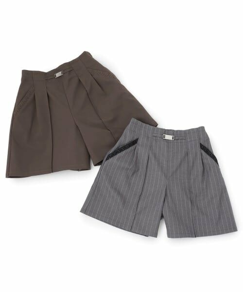 pom ponette junior / ポンポネット ジュニア ショート・ハーフ・半端丈パンツ | 【130cmあり】レースポケットショートパンツ | 詳細10