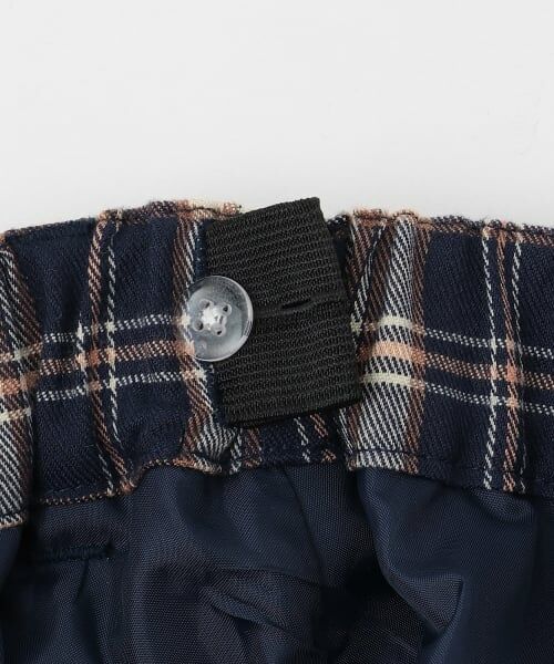 pom ponette junior / ポンポネット ジュニア ミニ・ひざ丈スカート | 【130cmあり】チェックボックスタックスカート×インパンセット | 詳細4