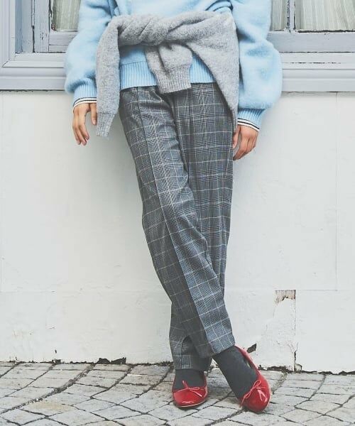 pom ponette junior / ポンポネット ジュニア その他パンツ | 【GOOD PRICE】【裏起毛】イージーテーパードパンツ（チャコール）