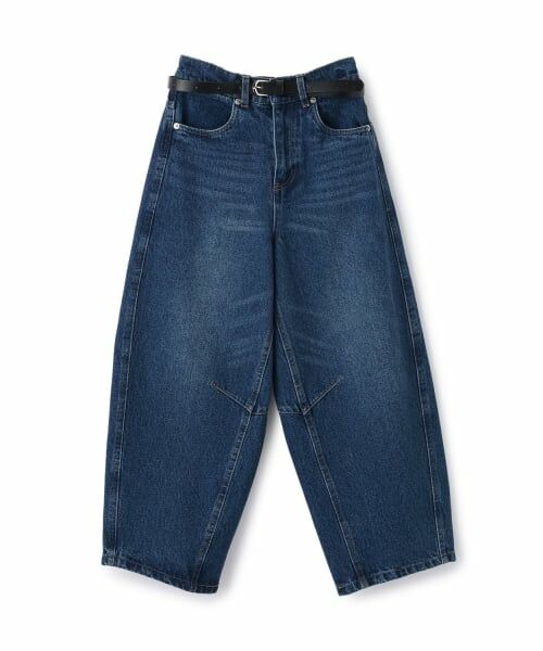 pom ponette junior / ポンポネット ジュニア その他パンツ | ベルトつきバレルシルエットパンツ | 詳細11