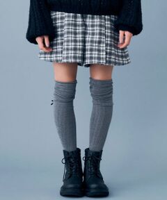 ボタンタックキュロット