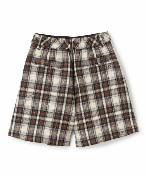 pom ponette junior / ポンポネット ジュニア ショート・ハーフ・半端丈パンツ | ボタンタックキュロット | 詳細1