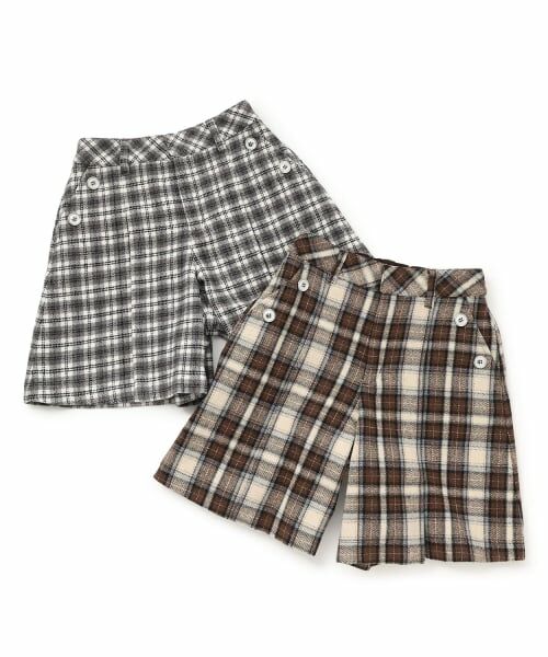 pom ponette junior / ポンポネット ジュニア ショート・ハーフ・半端丈パンツ | ボタンタックキュロット | 詳細10