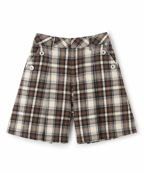 pom ponette junior / ポンポネット ジュニア ショート・ハーフ・半端丈パンツ | ボタンタックキュロット | 詳細11