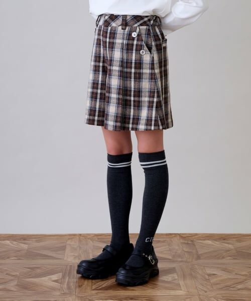 pom ponette junior / ポンポネット ジュニア ショート・ハーフ・半端丈パンツ | ボタンタックキュロット | 詳細13