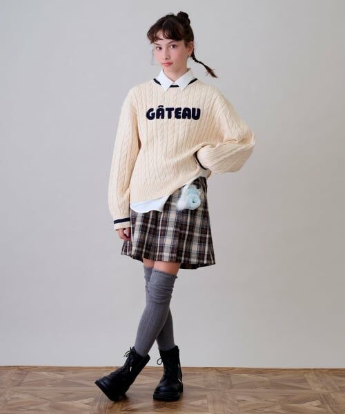 pom ponette junior / ポンポネット ジュニア ショート・ハーフ・半端丈パンツ | ボタンタックキュロット | 詳細15