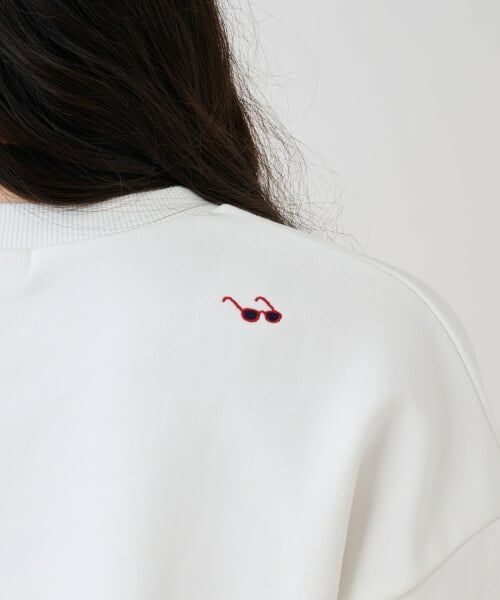 pom ponette junior / ポンポネット ジュニア スウェット | 【130cmあり】パリ柄刺しゅうプルオーバー | 詳細9