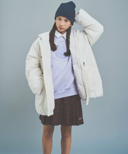 pom ponette junior / ポンポネット ジュニア スウェット | 衿つきエンブレム刺しゅうトップス | 詳細12